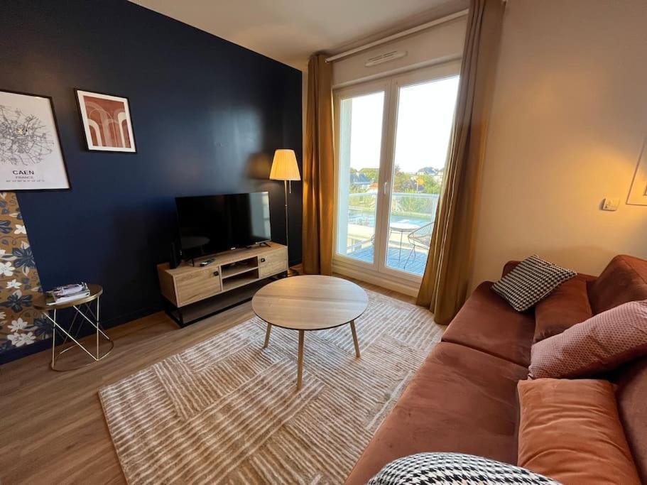 Apartament Dahlia, Appt Cosy Avec Parking Et Balcon Caen Zewnętrze zdjęcie