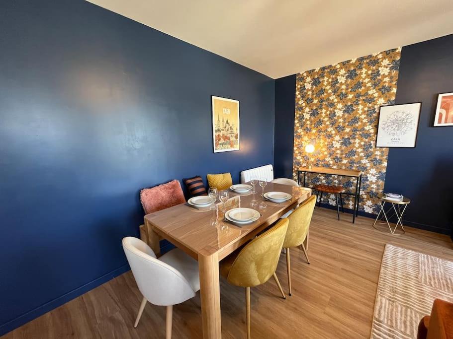 Apartament Dahlia, Appt Cosy Avec Parking Et Balcon Caen Zewnętrze zdjęcie